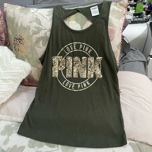 Victoria’s Secret pink Bling tank  top